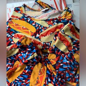 🇺🇸 Americana Hot Dog 🌭 Tunic - XS NWT